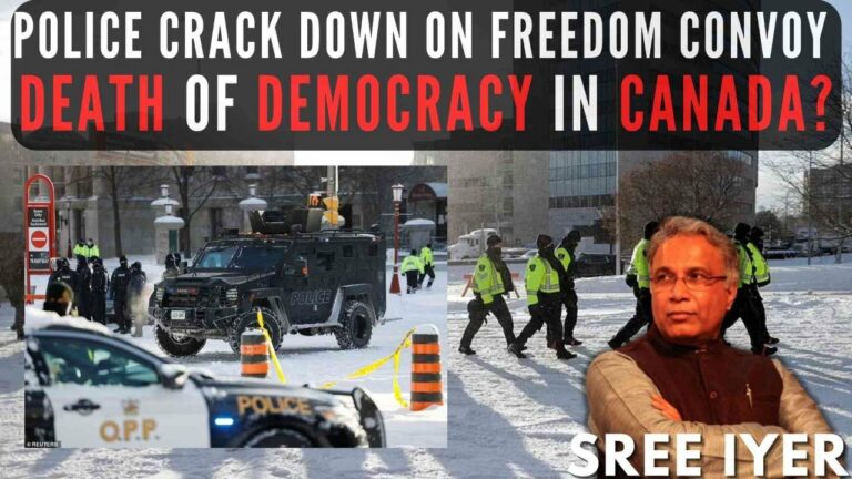 Trucker Protests I Police crackdown I Death of Democracy in Canada?