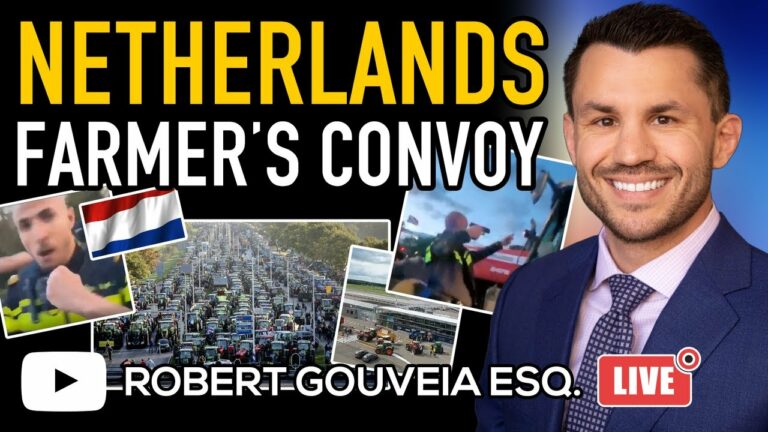 Farmer's Convoy in The Netherlands Protests WEF Agenda 2030 Climate Change Policies