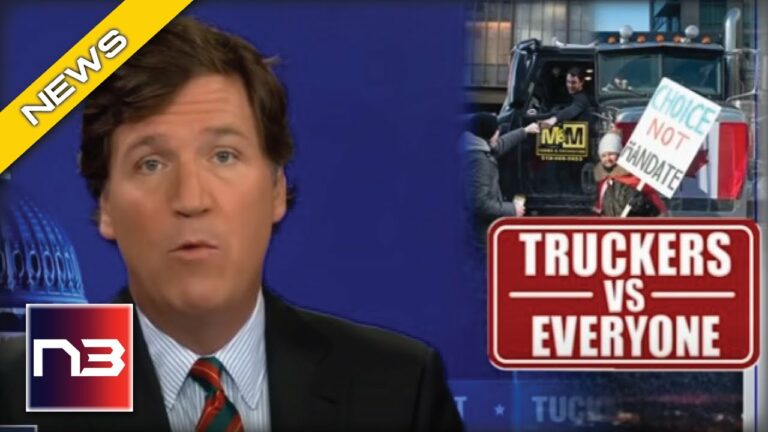 Tucker Carlson Tells WHEN He Thinks The Canadian Trucker Protest Will Come To America