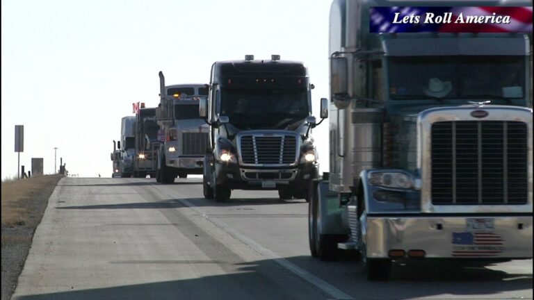 Convoy Truckers from Florida, Oregon and Pennsylvania