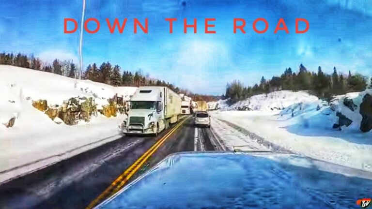 DOWN THE ROAD | My Trucking Life | Vlog #2459