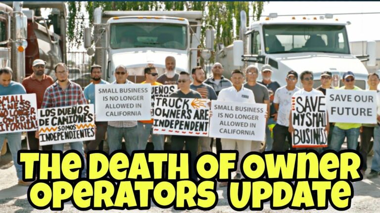 70,000 Owner Operator Truckers Will Be Out Of A Job In California? AB5 Law Update