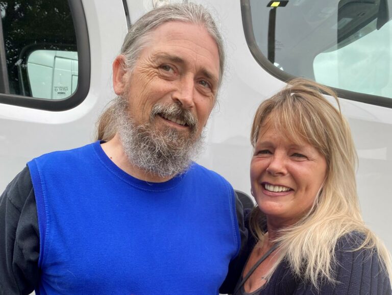 Trucker couple embrace healthy living on the road