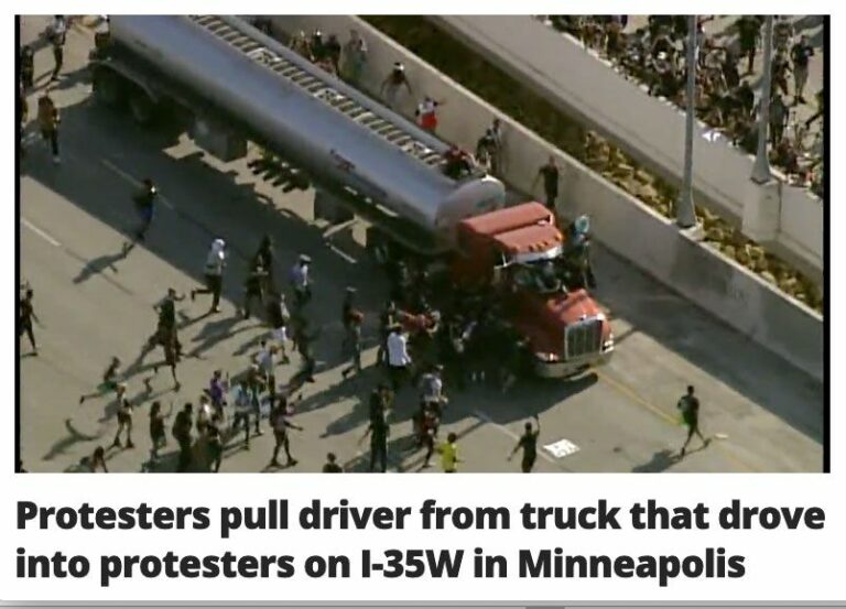 George Floyd Protests Put Truckers in Dangerous Situations – All That’s Trucking